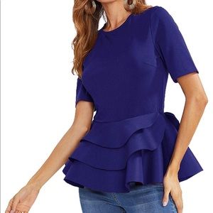 SOLD. FINAL SALE Asymmetrical Top